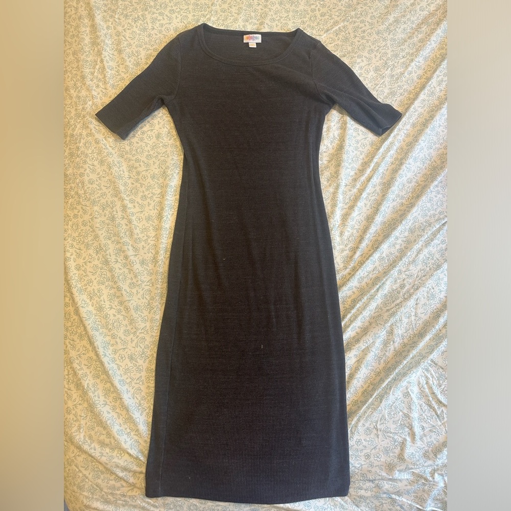 Dark Gray Mid Dress!